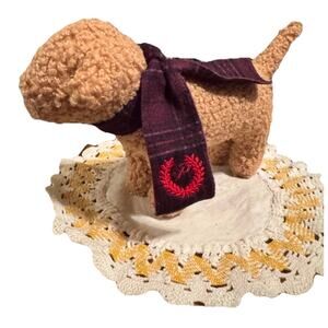 Victoria's Secret PINK Plush Sherpa Mini Dog Tan Holiday